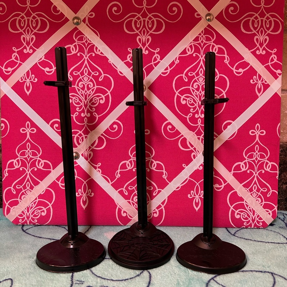 Monster High Doll Stands - Black